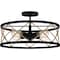 Quoizel Semi-Flush Mount Semi Flush 4 Lights Matte Black QSF5632MBK - alternate 1